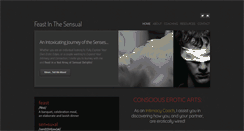 Desktop Screenshot of feastinthesensual.com